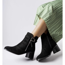 Fekete Bédard alacsony sarkú bokacsizma 1