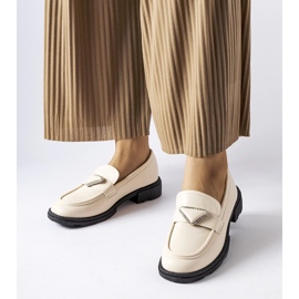 Marsilius strasszokkal díszített bézs mokaszinok 1 Marsilius strasszokkal díszített bézs mokaszinok 1