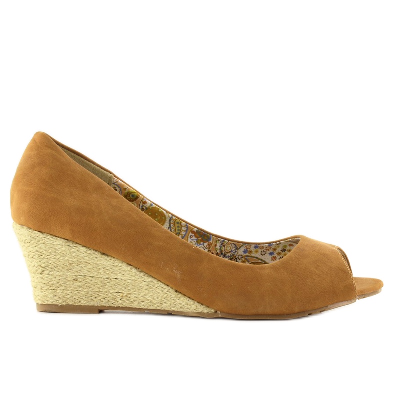 Wedges espadrilles Ls-141 teve barna 2