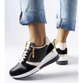 Fekete Ashland wedge tornacipő 1