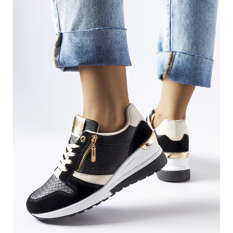 Fekete Ashland wedge tornacipő 1