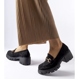 Fekete Irmina magas sarkú cipő 1