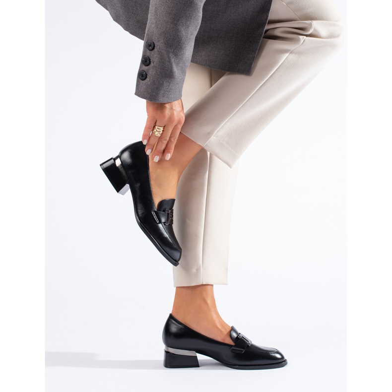 Fekete elegáns női Shelovet cipő 1