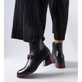 Fekete bokacsizma Castione 58126 Fekete 1