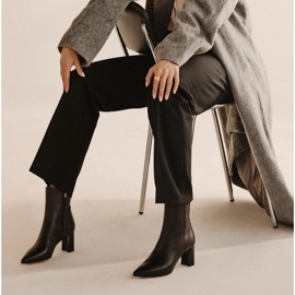 Marco Shoes Elegáns csizma a poszton fekete 1