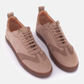 Marco Shoes Adele tornacipő bézs 1