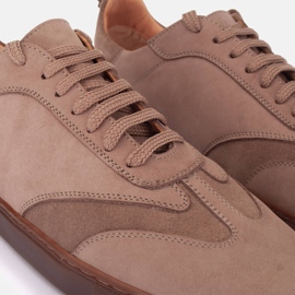 Marco Shoes Adele tornacipő bézs 2