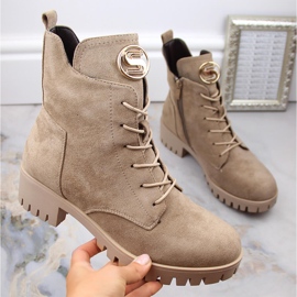 M. DASZYŃSKI Velúr csizma magas sarkon és platformon, hőszigetelt bézs M.Daszyński MR1813-38 2 M. DASZYŃSKI Velúr csizma magas sarkon és platformon, hőszigetelt bézs M.Daszyński MR1813-38 2