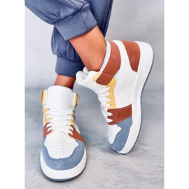 Clowsi Blue magas szárú tornacipő fehér 1