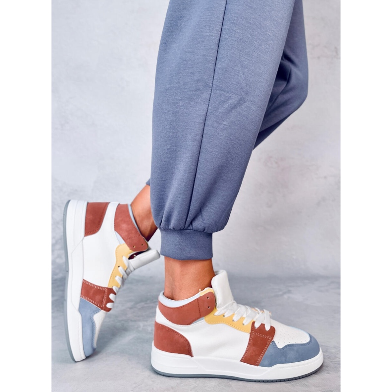 Clowsi Blue magas szárú tornacipő fehér 2