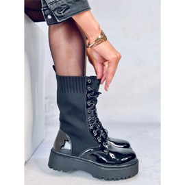 Munkavállaló zokni felső Soks Black fekete 2