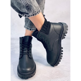 Atomic Black női trappers csizma fekete 1