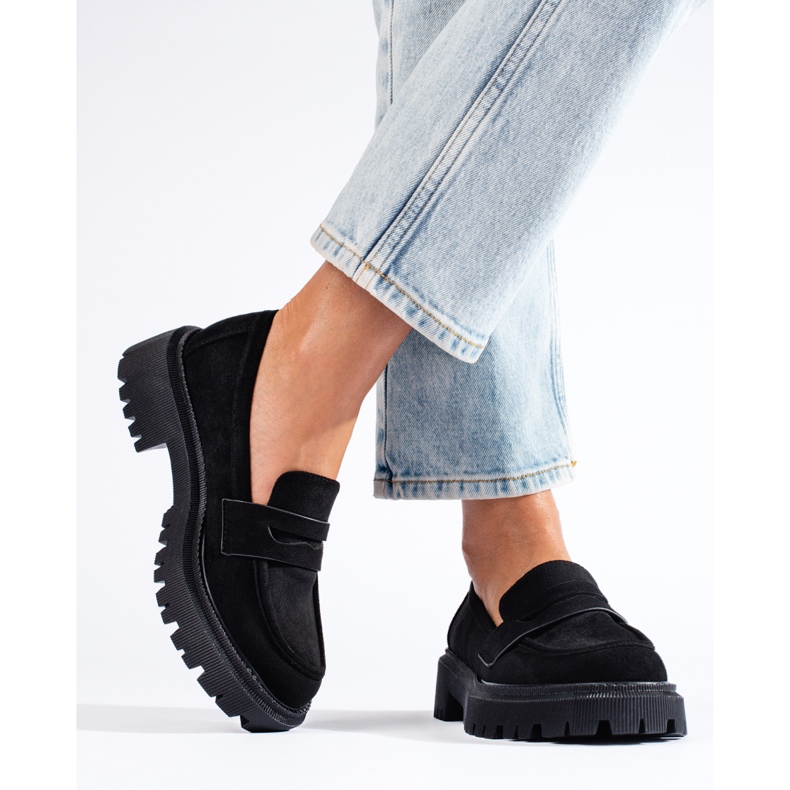 Shelovet női fekete velúr naplopók 1