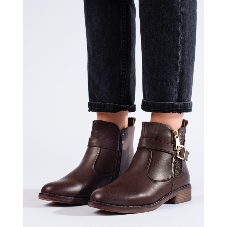 Barna Shelovet lapos bokacsizma 1