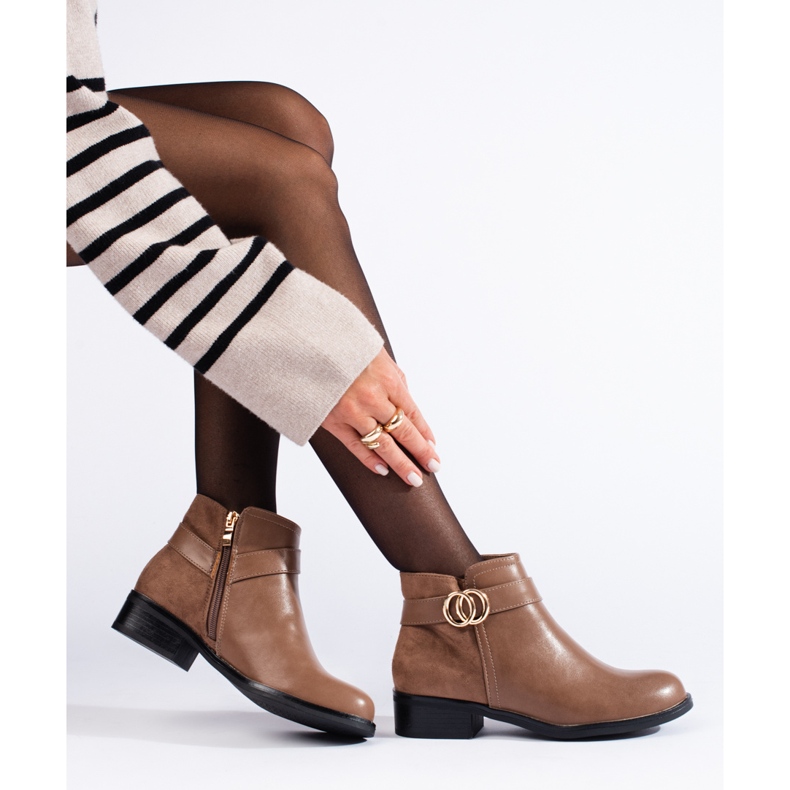 Bézs Shelovet női csizma 2