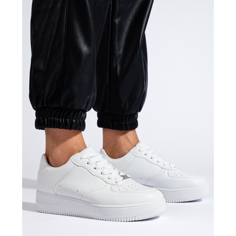 W. Potocki Fehér Shelovet platform tornacipő 1