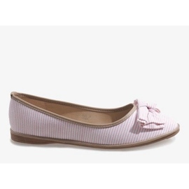 Rózsaszín balerinák, íjjal SK40 1