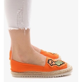 Narancssárga espadrilles L-1047 2