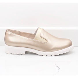 Arany csúszós cipő az XC683-3 platformon aranysárga 1