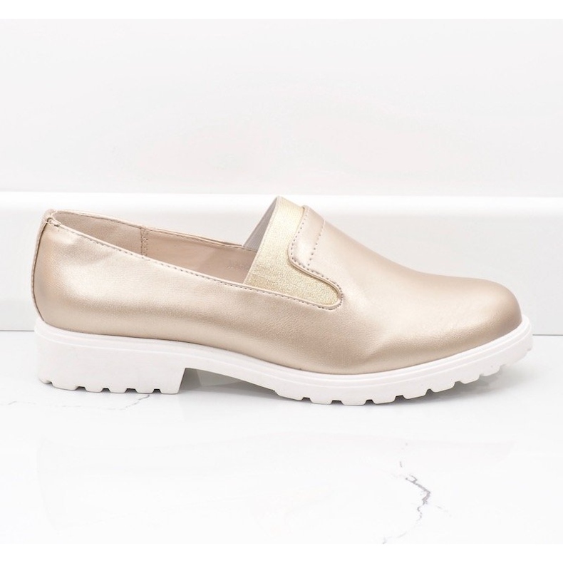 Arany csúszós cipő az XC683-3 platformon aranysárga 1