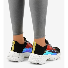 Fekete cipők, HL-03 díszítéssel 1