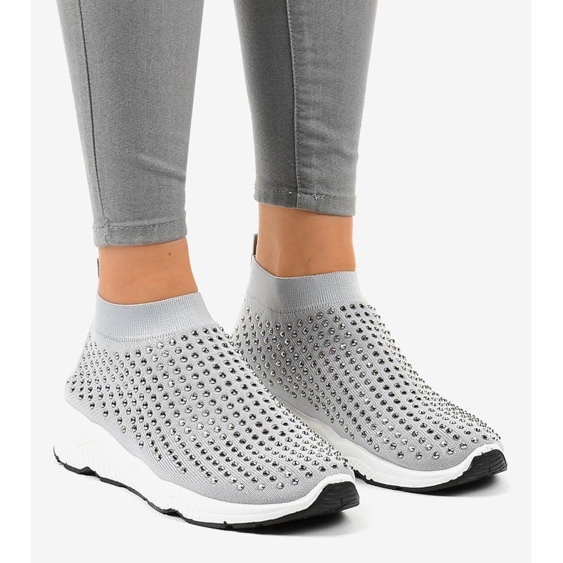 Szürke sportcipő LG27 köbcirkóniával 1