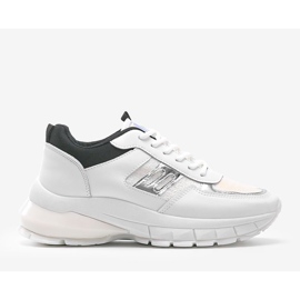 Fekete -fehér Dana cipők 1