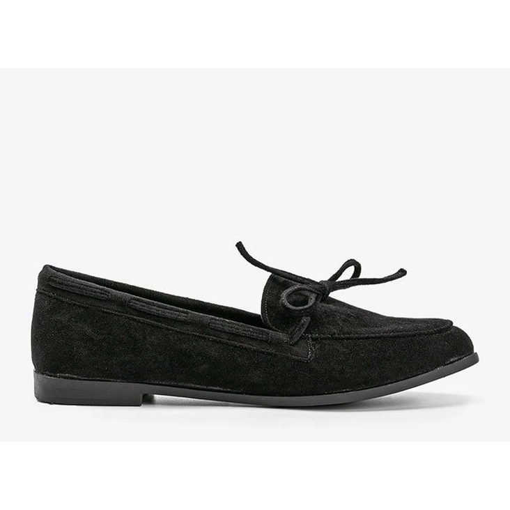 Fekete Kierra öko-velúr cipók 1