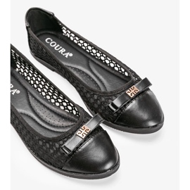 Kaley fekete áttört balerinák 1