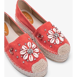 Narancssárga espadrillák Mrs Nicki vaskos talpán 1