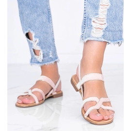 Rosina bézs színű női szandál 1