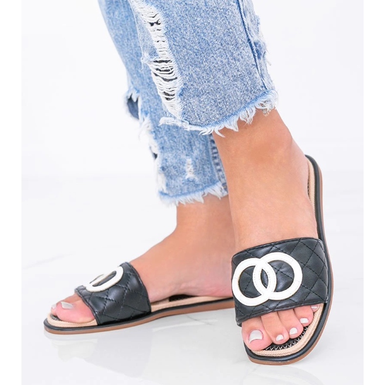 Fekete női Ypsy papucs 1