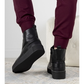 Fekete Nazario platformcsizma 1