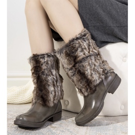 Bézs színű esőcsizma Corrales szőrmével 1 Bézs színű esőcsizma Corrales szőrmével 1