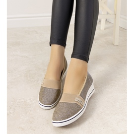 Golden Burris wedge tornacipő aranysárga 2