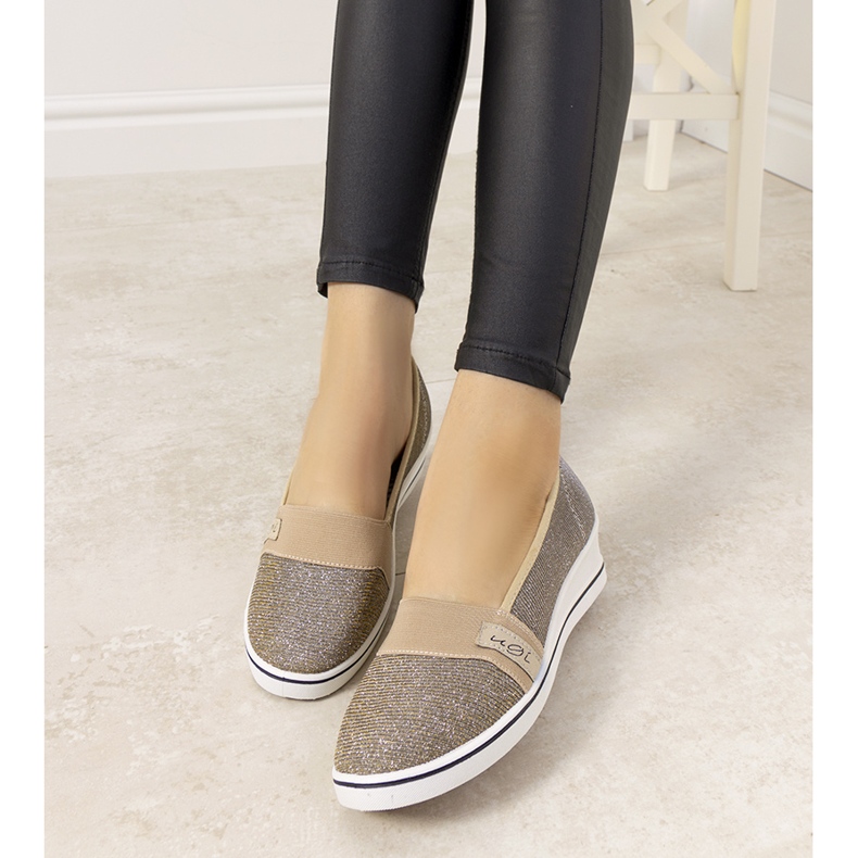 Golden Burris wedge tornacipő aranysárga 2