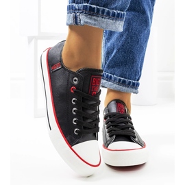 Női fekete tornacipő Big Star JJ274129 1