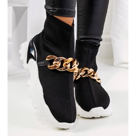 Hurtado fekete magas tornacipő 1