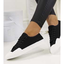 Rivas női fekete tornacipő 2