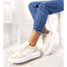 Selma bézs színű női tornacipő 1 Selma bézs színű női tornacipő 1