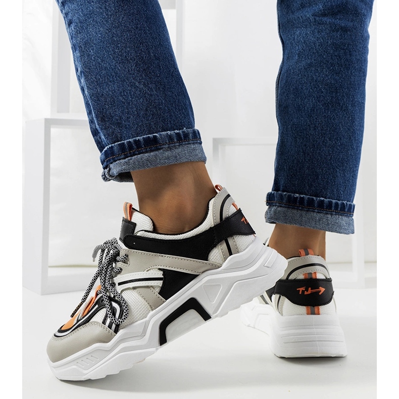 Delois női szürke tornacipő fekete 1