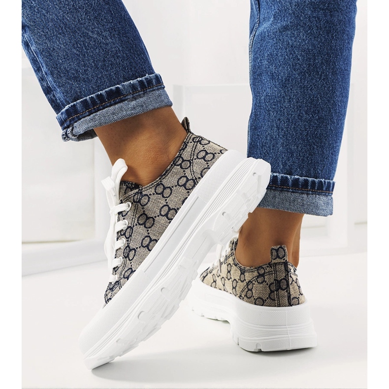 Kék és bézs Waters tornacipő 1