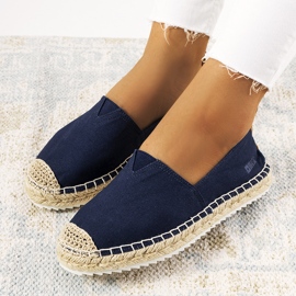 Big Star női sötétkék espadrillák HH274500 2