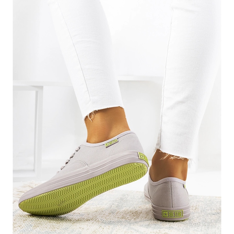 Szürke Big Star női tornacipő JJ274264 1