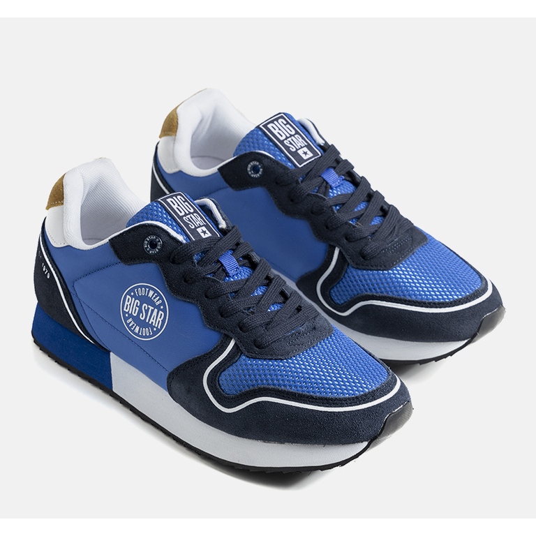 Férfi sötétkék tornacipő Big Star JJ174143 1