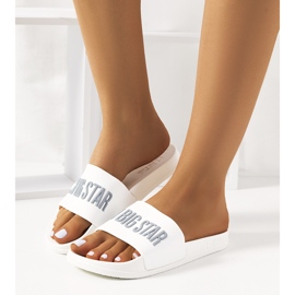 Fehér női papucs Big Star FF274A199 101 1