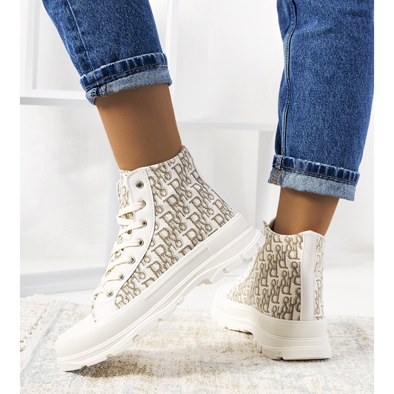 Bézs színű tornacipő, női cipő, Chester 1