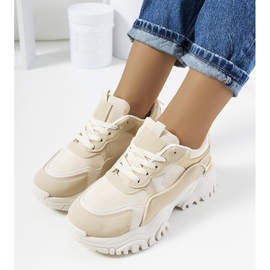 Livorno női bézs színű tornacipő 1