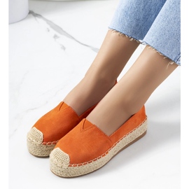 Rhianne női narancssárga espadrillák 1