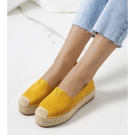 Rhianne női mustáros espadrillák sárga 1